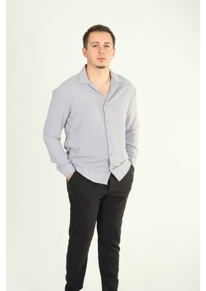 Ayrobin Gömlek Gri modelleri