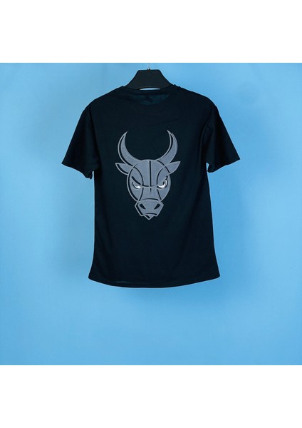 Tmb Bulls Oversize Tişört Siyah