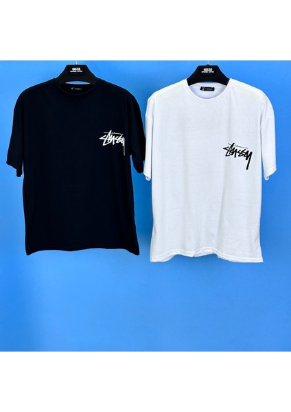 Tmb Imza Oversize Tşört Beyaz