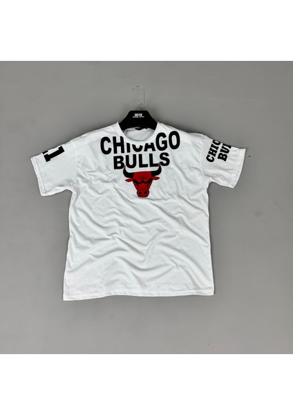Tmb Chicago Oversize Tişört Beyaz