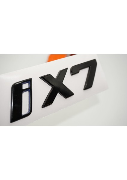 Yeni Ix7 Bagaj Siyah Mavi Abs Yazı Logo Bmw Ile Uyumlu
