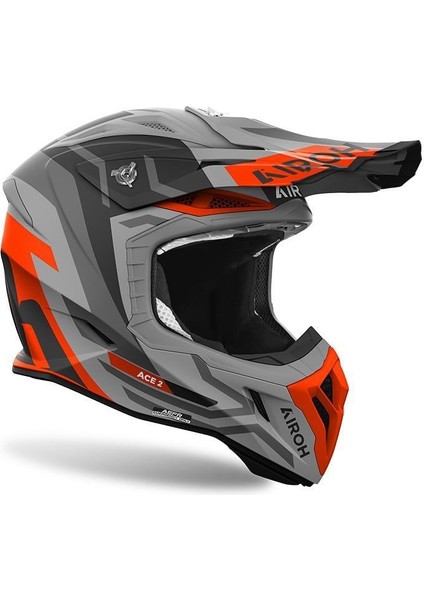 Aıroh Avıator Ace 2 Ground Orange Matt Kask modelleri