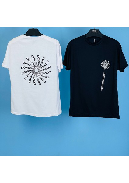 Countinuou Oversize Tişört Beyaz fiyatları
