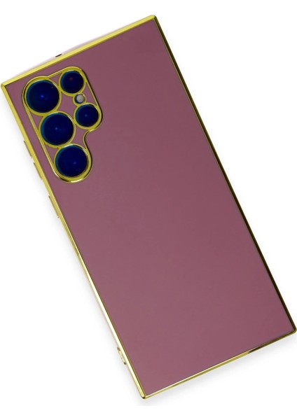 Samsung Galaxy S22 Ultra Kılıf Volet Silikon - Kırmızı Yktsn