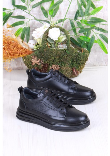 42465 Rahat Hakiki Deri Sneaker Erkek Ayakkabı
