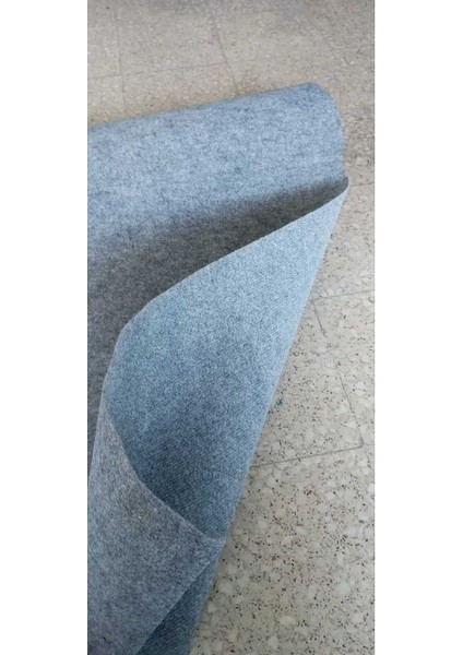 Rengi Gri Halıfleks 1 x 10 Metre Ucuz Rip Halıflekx Fuar Halısı Rip Halı