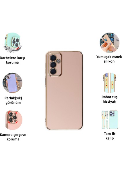 Samsung Galaxy A05S Kılıf Kenar Detaylı Yumuşak Parlak Silikon fiyatları