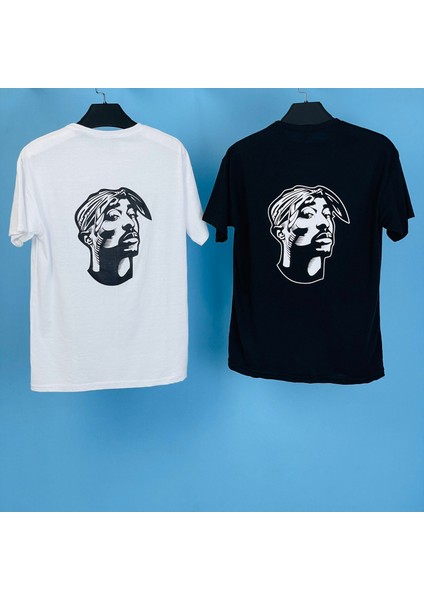 Tmb Tupac Oversize Tişört Beyaz