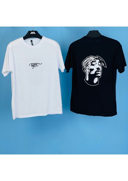 Tmb Tupac Oversize Tişört Beyaz