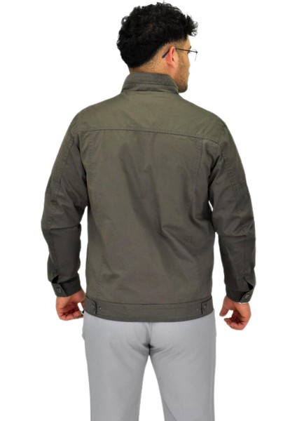 Erkek Mevsimlik Kanvas Spor Mont 8001 BGL-ST04369