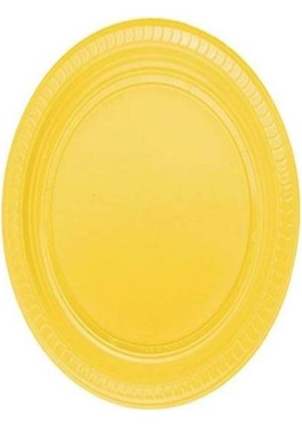 Seçeceğiniz Renkte 23 cm 25'li Plastik Tabak Kullan At Tabak