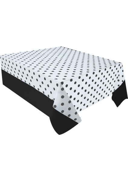 Parti Masa Örtüsü 137*182CM -Puantiyeli 1 Adet Kullan At