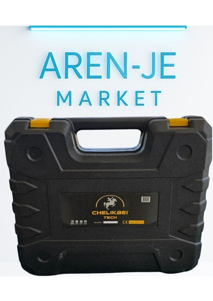 Aren-Je CD24 24V Şarjlı Matkap Vidalama Seti – 2 Bataryalı + Uç Takımı + Taşıma Çantalı