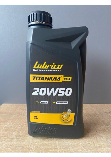 Titanium Gt-3 20W-50 1 Litre Motor Yağı (2024 Üretim)