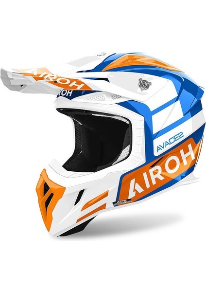 Aıroh Avıator Ace 2 Sake Orange Gloss Kask