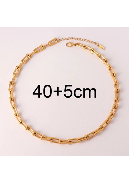 Tiffany Çelik Kolye 45 cm | 316l Çelik - Kararmaz | Hediye Kadın fırsatları