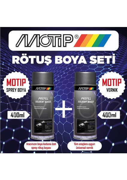 Motip Hyundai Yar Sprey Boya Seti
