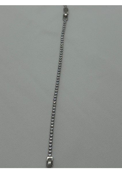 Su Yolu Bileklik Tenis Bilekliği 20 cm 316L Paslanmaz Çelik Kadın Bileklik