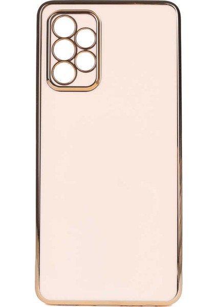 Samsung Galaxy A23 Kılıf Kenar Detaylı Yumuşak Parlak Silikon