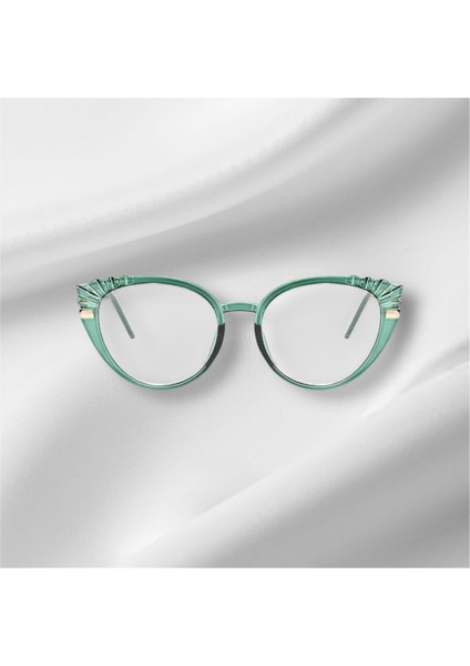 Zerra Mavi Işık Korumalı Vintage & Retro Gözlük - Yeşil Renk fiyatları