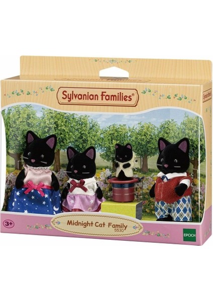 5530 Sylvanian Families Kara Kedi Ailesi +3 Yaş