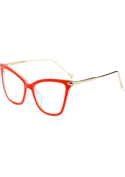 Kırmızı Zonita Mavi Işık Korumalı Vintage & Retro Gözlük