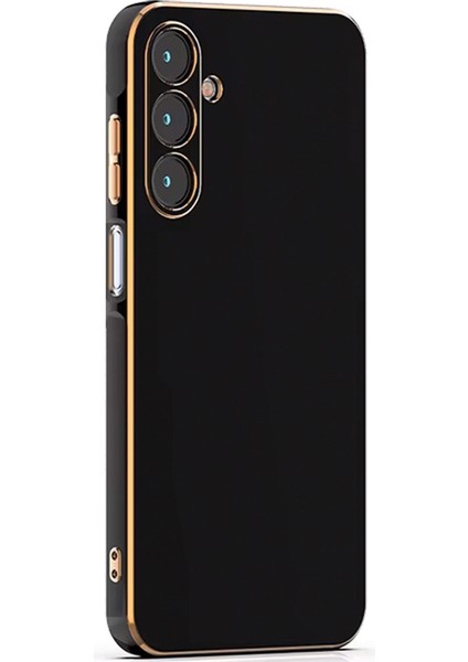 Samsung Galaxy A25 Kılıf Kenar Detaylı Yumuşak Parlak Silikon