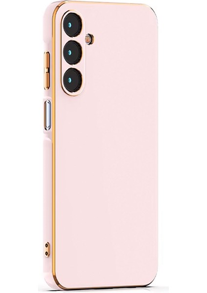 Samsung Galaxy A25 Kılıf Kenar Detaylı Yumuşak Parlak Silikon