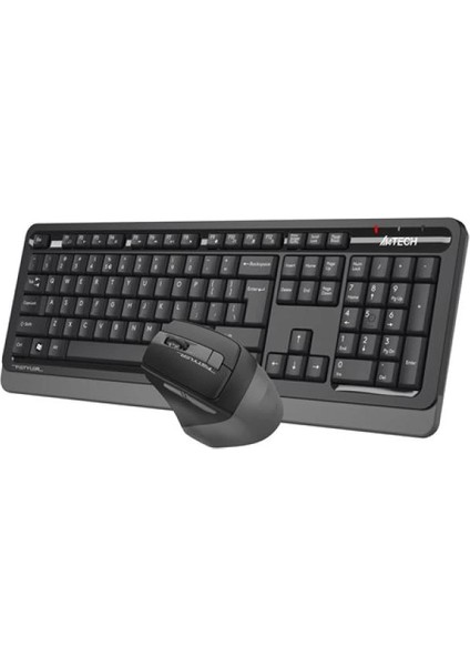 A4 Tech FG1035 Kablosuz Q Trk Optic Mouse Siyah/gri Multimedya Klavye - Mouse Set