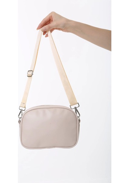 Bx Krem Urban Vizon Deri Çanta