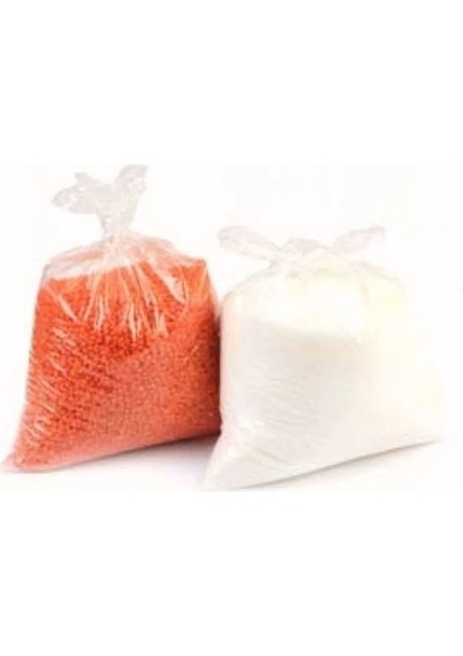 Naylon Torba 50X70CM Şeffaf Şeker Bakliyat Bakkaliye Torbası Dolap Poşeti Kalın 1 kg