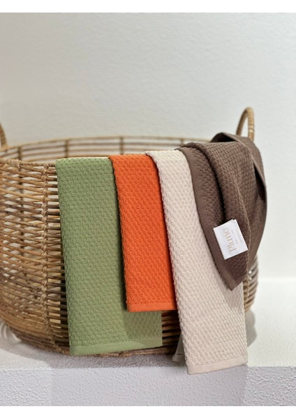 Plumehome 4'lü El Havlu Seti - 30X50 cm | Çeyizlik, Misafir, Mutfak, Banyo Için Hediye Havlu fiyatları