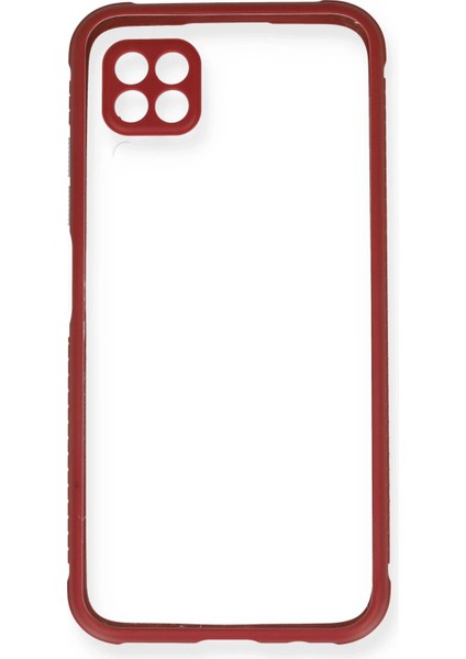 Huawei P40 Lite Kılıf Miami Şeffaf Silikon - Fuşya Yktsn