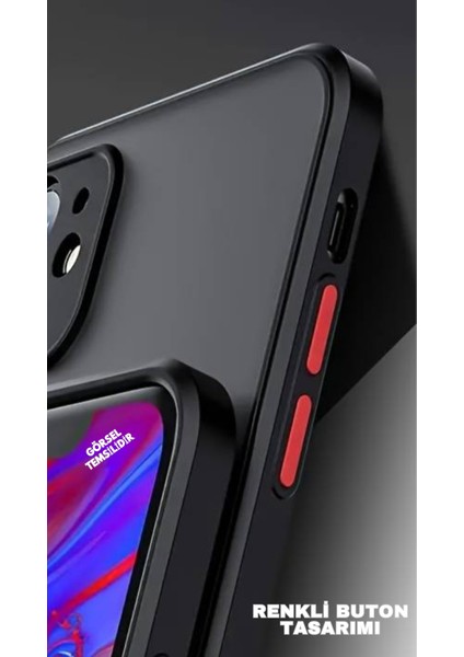 iPhone Xs | Buzlu Şeffaf Silikon Mat Telefon Kılıfı – Darbeye Dayanıklı - Gri