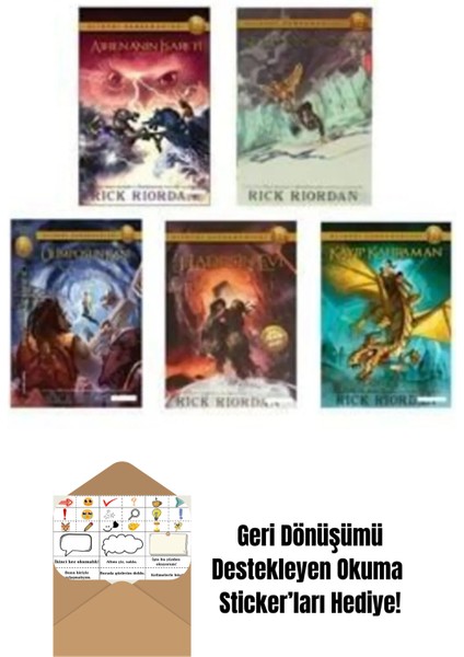 Olimpos Kahramanları 5 Kitap Set + Okuma Sticker'ları