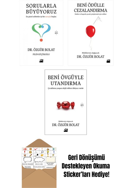 Özgür Bolat 3 Kitap Set + Okuma Sticker'ları