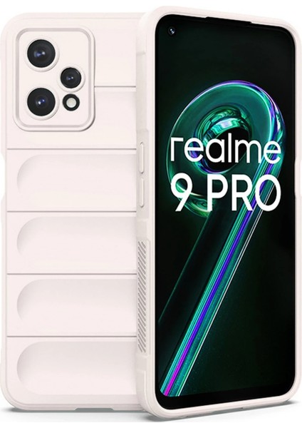 Realme 9 Pro 5g Kılıf Optimum Silikon - Krem Yktsn