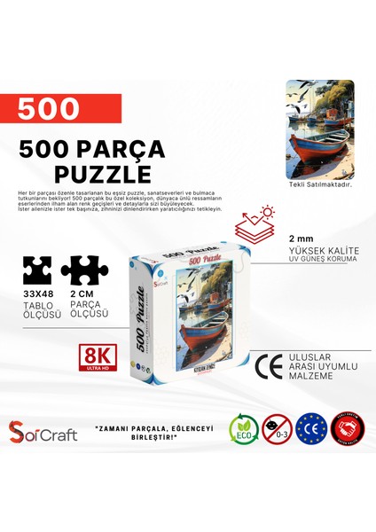 500 Parça Puzzle Kıyıdan Denize