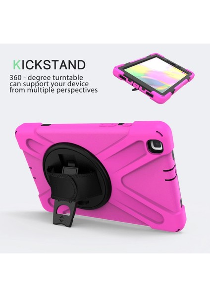 Samsung Galaxy T290 Tab A 8 Kılıf Amazing Tablet Kapak - Pembe Yktsn
