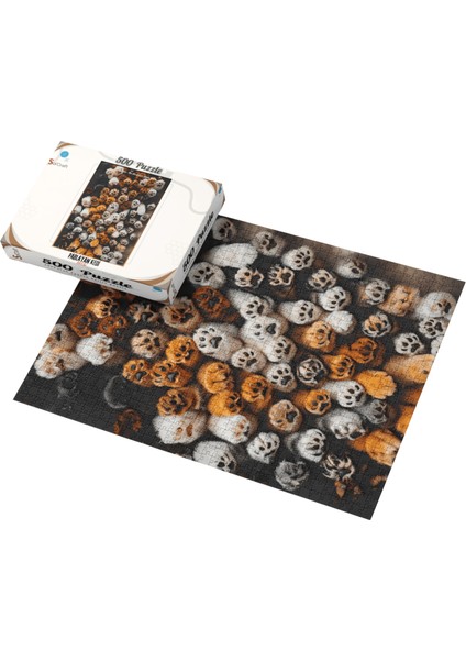 500 Parça Puzzle Parlayan Kedi Patileri