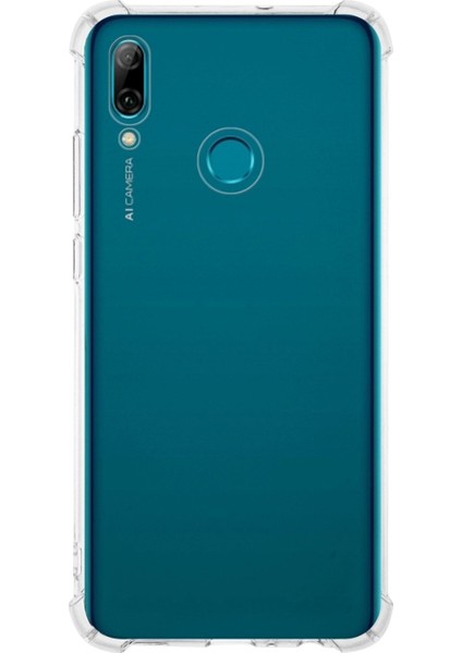 Huawei P Smart 2019 ile Uyumlu Kapak Köşe Korumalı Airbag Antishock Şeffaf Silikon Kılıf