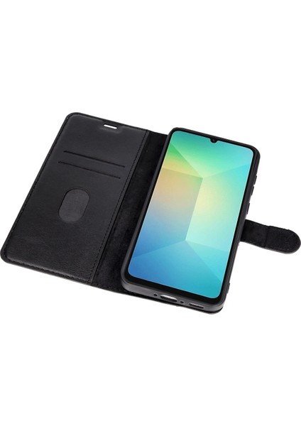Samsung Galaxy A26 Kılıf Trend S Plus Kapaklı Kılıf - Siyah Nrmsa