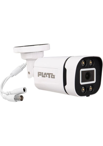 2mp 4 Warm Ledli 3.6 mm Gece Renkli Görüş Plastik Kasa Ahd Bullet Kamera (4887)