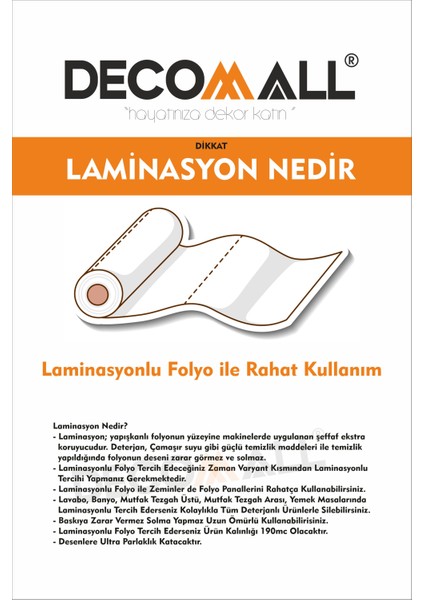 Code 119 Suya Dayanıklı Mutfak Banyo Zemin Mermer Mobilya Fayans Yapışkanlı Folyo Kaplama