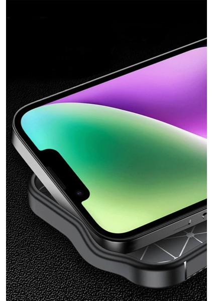 Iphone 16E Kılıf Auto Focus Karbon Kapak - Kahverengi Nrmsa