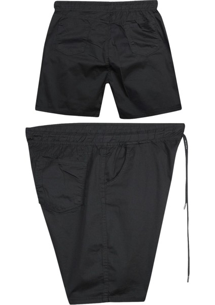 Likralı Büyük Beden 120 - 157 Kilo Arası Için Uygun Bedenli Erkek Bağcıklı Gabardin Şort fırsatları