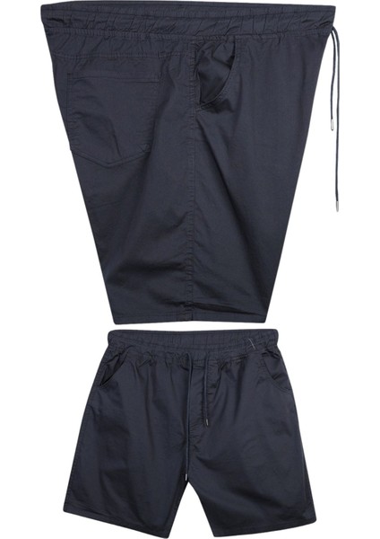 Likralı Büyük Beden 120 - 157 Kilo Arası Için Uygun Bedenli Erkek Bağcıklı Gabardin Şort fiyatları