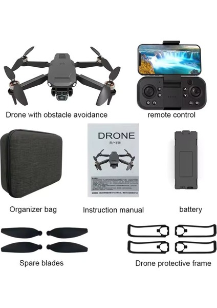 U2 Pros 4K Drone – Akıllı Takip, Gps, Kaçınma Sensörlü, Fpv Kameralı