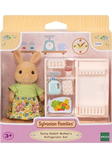 5548 Sylvanian Families Sunny Tavşan Anne ve Buzdolabı Seti +3 Yaş