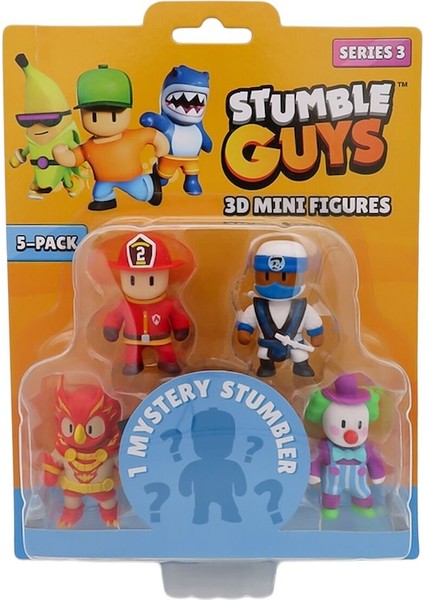 TUY22000 Stumble Guys 5li Mini Figür